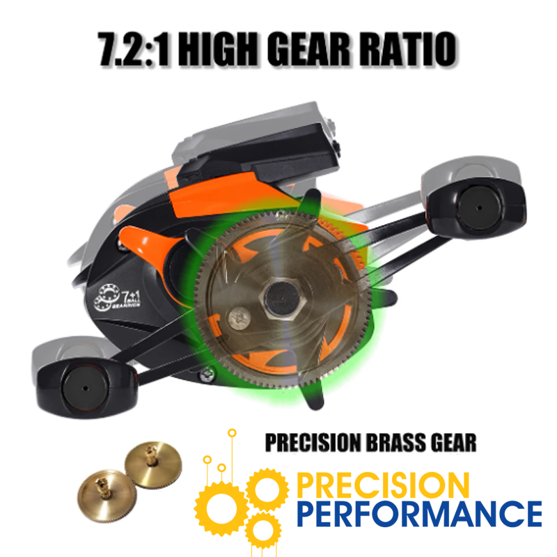 ICE FISHING Digital LCD Depth of Line Reel w/ BuiltIn Sound & Flashin