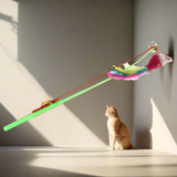 Cats Sound Bell Dangling Mouse Rod