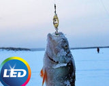 Ice Fishing "Intelligent" LED Flashing Light Reflective Eye Spoons - 5 per pack