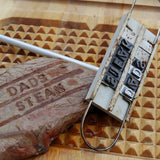 Thirsty's BBQ Meat Branding Iron - NEW