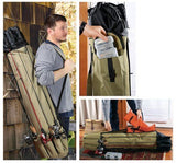 "Bass'n Bill's" 5-Rod Fishing Carrying Bag w/ Loads of Extra Storage