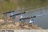 Hook Setter's Double Spring Auto "Activated" Fishing Rod Bracket