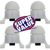 ICE FISHING LED Bite Alarm "Perfect Fit" Strike Tip Lights - 4 Pack