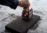 ICE FISHING "Pocket Portable" Mini Wood Stove