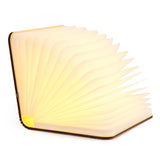 COZY HOME'S Wireless Wooden LED Folding Book w/ Magnetic Clip