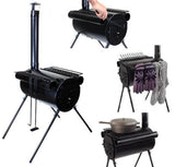 The Great OutDoors On-the-Go "PORTABLE" Steel Stove - NEW for 2016 - Thirsty Buyer - 3