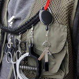 4-in-1 "Mr. Zinger" Knot Tying Tool w/ Clip-on Retractable Cord - 2 per Pack!