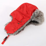 Ice Cold Winter's Bluetooth "Talk & Listen" Fur Hat w/ Face Shield - NEW
