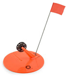 Ice Fishing 10 inch "Anti-Freeze" Hole Cover Tip-Ups - 2 Pack