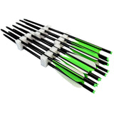 "Big Hit" Crossbow Aluminum Bolts - 6-Pack Available in 4 Sizes