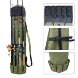 "Bass'n Bill's" 5-Rod Fishing Carrying Bag w/ Loads of Extra Storage