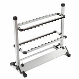24-Rack Portable Aluminum Fishing Rod Holder - Holds 24 Rods!