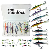 The "ULTIMATE" Ice Fishing Package: Ice Fishing LCD Fish Finder + 26 Ice Fishing Super Jigs