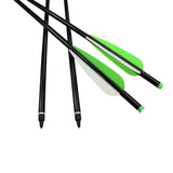 "Big Hit" Crossbow Aluminum Bolts - 6-Pack Available in 4 Sizes