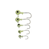 Ice Fishing Luminous Glow Jig Heads - 20 pack