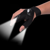 Flex Fit LED Night Fishing Glove - Light when You Need it!