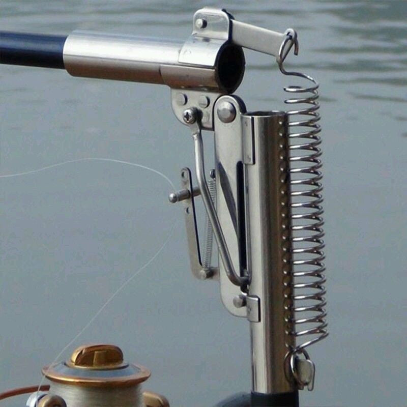 Spring LOADED Sensitivity Adjustable Hook Setter Fishing Rod