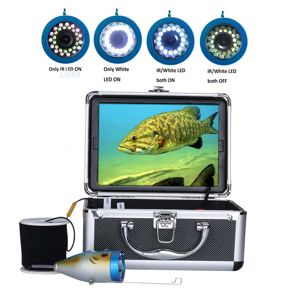 2024 Underwater Camera Viewing System – Advanced Under Water Fish Camera  with HD Large Touchscreen Display – Temperature Sensing and Depth of Water