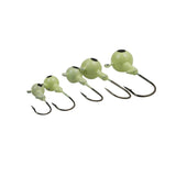 Ice Fishing Luminous Glow Jig Heads - 20 pack