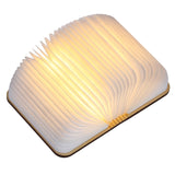 COZY HOME'S Wireless Wooden LED Folding Book w/ Magnetic Clip