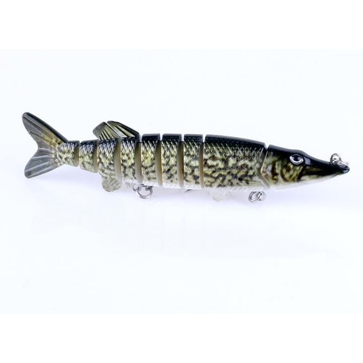 8-Jointed Life like Crush'em Fishing Lures - Value 6 pack