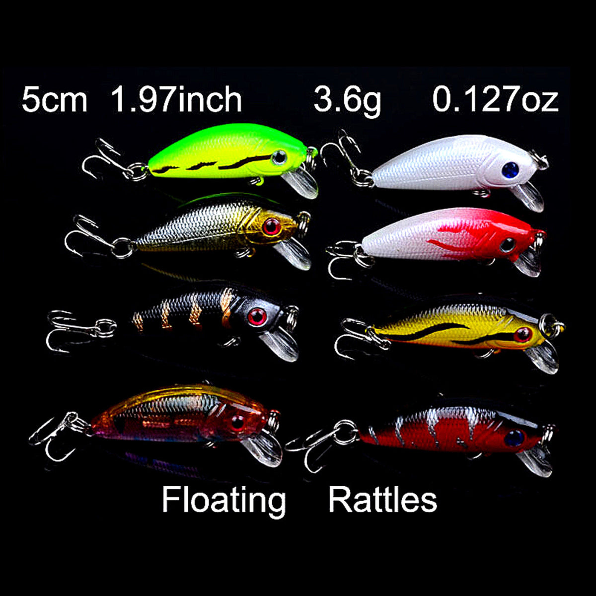 Thirsty's INCREDIBLE LURE DEAL - 56 Crank Baits Assorted Minnow