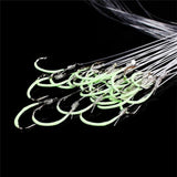 Ice Fishing Luminous Fish Hooks - 30 Pack