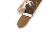 Wooden Bamboo "White-Tail Deer" Collector's Watch w/ Genuine Leather Strap
