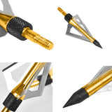 12 Pack of 3-Blade 100gr Arrow Broadheads - SUPER VALUE PACK