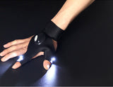 Flex Fit LED Night Fishing Glove - Light when You Need it!