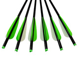 "Big Hit" Crossbow Aluminum Bolts - 6-Pack Available in 4 Sizes