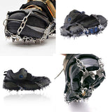 Ice Fishing "STRETCH-ON" BOOT TRACTION ICE GRIPS - Anti Slip Grips that Fit Over Any Boots!