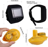 Ice Fishing "Wireless" Color Fish & Depth Finder Wrist Watch - All The Details You Need From Your Wrist!