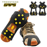 Deer Hunting "Tree Stand" TRACTION GRIPS - Anti Slip Grips that Fit Over Your Hunting Boots