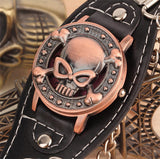 The Skull & Bones Chain Cuff Watch - Thirsty Buyer - 6
