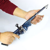 All-in-One "Pocket" Folding Fishing Rod & Reel- From 8 inches to Over 4 Feet!