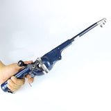 All-in-One "Pocket" Folding Fishing Rod & Reel- From 8 inches to Over 4 Feet!