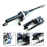 All-in-One "Pocket" Folding Fishing Rod & Reel- From 8 inches to Over 4 Feet!