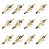 12 Pack of 3-Blade 100gr Arrow Broadheads - SUPER VALUE PACK