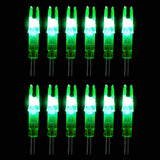 Compound Bow "LIGHTED" LED Arrow Nocks - 12 pack Super Deal