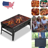 Foldable "Suitcase" Charcoal BBQ Grill