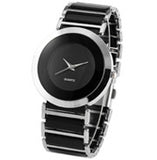Women's Fashion Black Dial Elegance Quartz Watch -  - 1