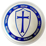 "OAK ISLAND" Collector's Edition KNIGHTS TEMPLAR Troy Ounce Coins - one 24k Gold Layer & one .999 Silver Layer - Thirsty Buyer - 5