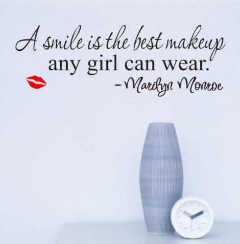 Marilyn Monroe Wall Art Decal Quote - HOT - Thirsty Buyer - 1