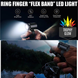 Trophy Glow's All-New Ring Finger "FLEX Band" LED Light