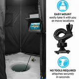 PRO VIEW Portable Underwater ICE FISHING HD Video Camera System - See What's Below The Ice LIVE!