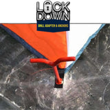 Ice Fishing "LOCK DOWN" Anchors & Drill Adapter - Secures Your Ice Tent in Seconds!