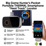 Big Game Hunter's Pocket Portable THERMAL Smartphone "HEAT TRACK" Locator Attachment by GameTrace - Turns your phone into a Thermal Heat Locator Instantly!