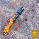 P.W. Woodman's "PISTOL" Grip LUXURY Ice Fishing Rod - Collectors Edition