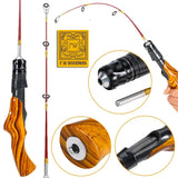 P.W. Woodman's "PISTOL" Grip LUXURY Ice Fishing Rod - Collectors Edition